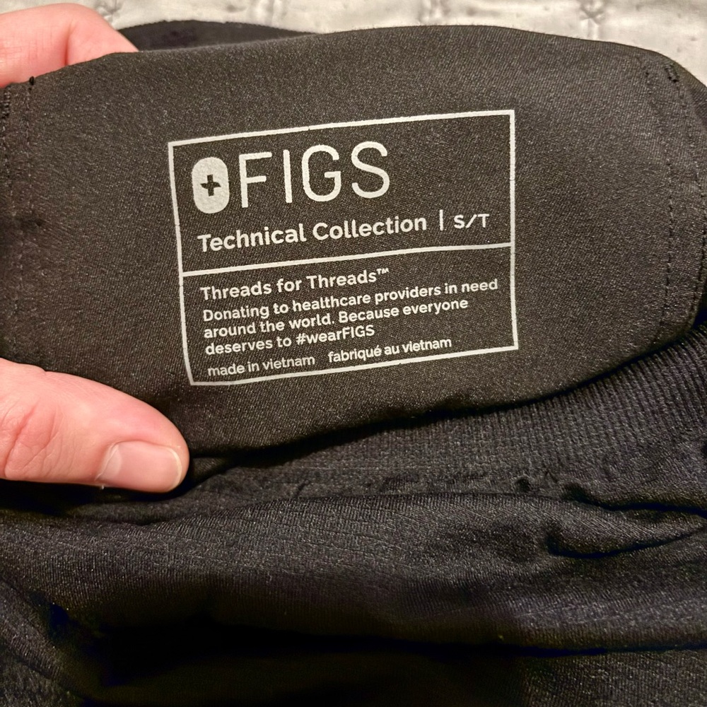 Figs Black Technical Collection Pants - Picture 4 of 4